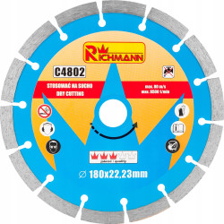 Tarcza diam. segment 180mm C4802 RICHMANN
