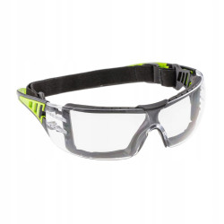 Okulary ochronne bezbarwne/zielone HT5K011