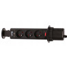 Gniazdo meblowe wpusz. 60mm3xgni. AE-BPW3U60-20 cz