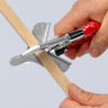 Nożyce do cięcia ukosow 215mm PCV KNIPEX 9435215