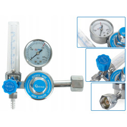 Reduktor CO2/ARGON z rotametrem G80075 GEKO