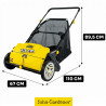 Zamiatarka ręczna do liści 53cm JG G83040