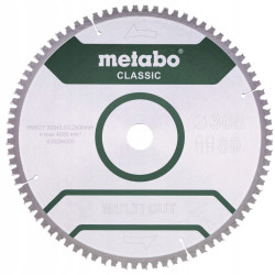 Piła tarczowa uniw Metabo 305x30mm Z80 FZ/TZ 5° 