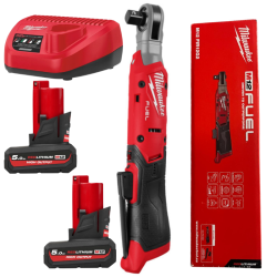Milwaukee Grzechotka 1/2 M12 FIR12G2-502C 108Nm + 2x Akumulator M12HB5 High Output+ ładowarka C12