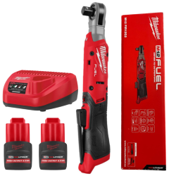 Grzechotka 1/2 Milwaukee M12FIR12G2-252C FUEL + 2x Bateria 2.5Ah + Ładowarka
