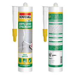 Akryl lekki szpachlowy biały 280ml