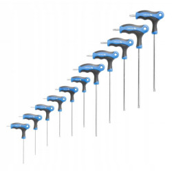 Zestaw kluczy torx typu-T długie 10 szt  HT1W881