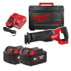 Milwaukee M18 FSZ-0 + 2× M18 B4 REDLITHIUM™ 4,0 Ah + ładowarka