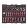 Wkład PACKOUT z nasadkami 1/2 cala, 42 elementy Milwaukee 4932501869