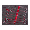 Wkład PACKOUT z kluczami oczkowymi odgiętymi, 12 elementów Milwaukee 4932501873