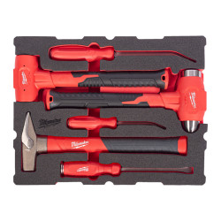Wkład PACKOUT z zestawem narzędzi do rozbiórki, 6 elementów Milwaukee 4932501875