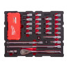 Wkład PACKOUT z grzechotką, bitami i nasadkami 1/2 cala, 67 elementów Milwaukee 4932501870