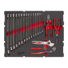 Wkład PACKOUT z kluczami i szczypcami, 19 elementów Milwaukee 4932493339