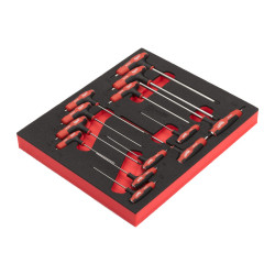 Wkład z kluczami TORX z rękojeścią T, 13 elementów Milwaukee 4932501231