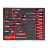Wkład z wkrętakami i łomami, 38 elementów Milwaukee 4932500755