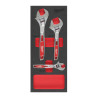 Wkład z kluczami nastawnymi, 3 elementy Milwaukee 4932492397
