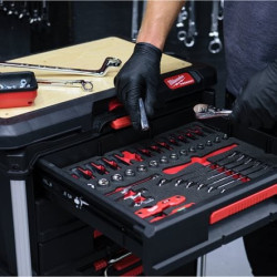 Wkład PACKOUT z nasadkami 3/8 cala i kluczami Milwaukee 4932493640 – zdjęcie 2