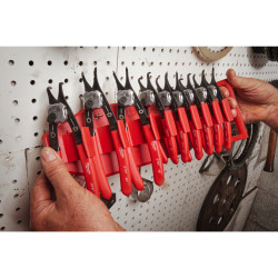 Zestaw szczypiec do pierścieni Segera 9szt Milwaukee 4932492496