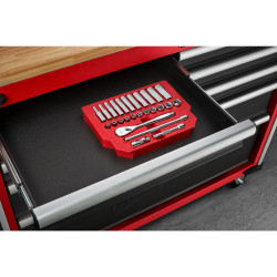 Nasadki 3/8" z grzechotką - metryczne - zestaw 32 szt Milwaukee 493246
